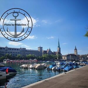 Scenic Waterfront Photo Print